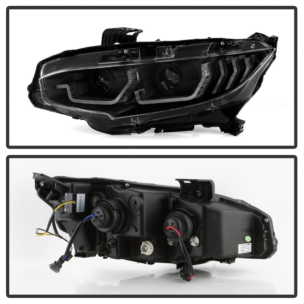 Spyder Auto 5087867 Projector Headlights for Select Honda Civic