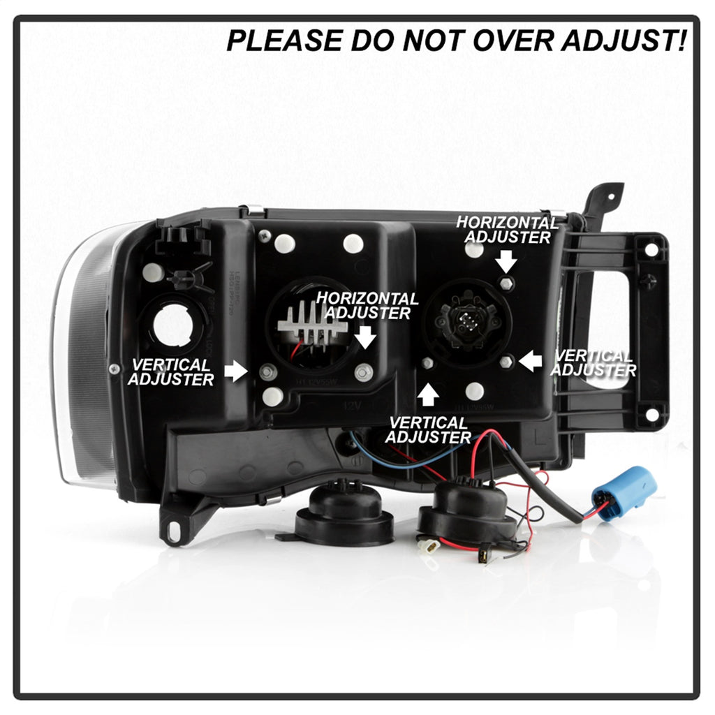 Spyder Auto 5088079 Projector Headlights for Select Dodge Ram 1500, Dodge Ram 2500, Dodge Ram