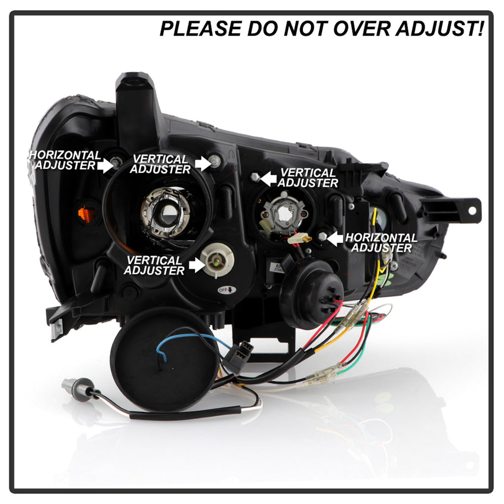 Spyder Auto 5088116 Projector Headlights for Select Mitsubishi Lancer