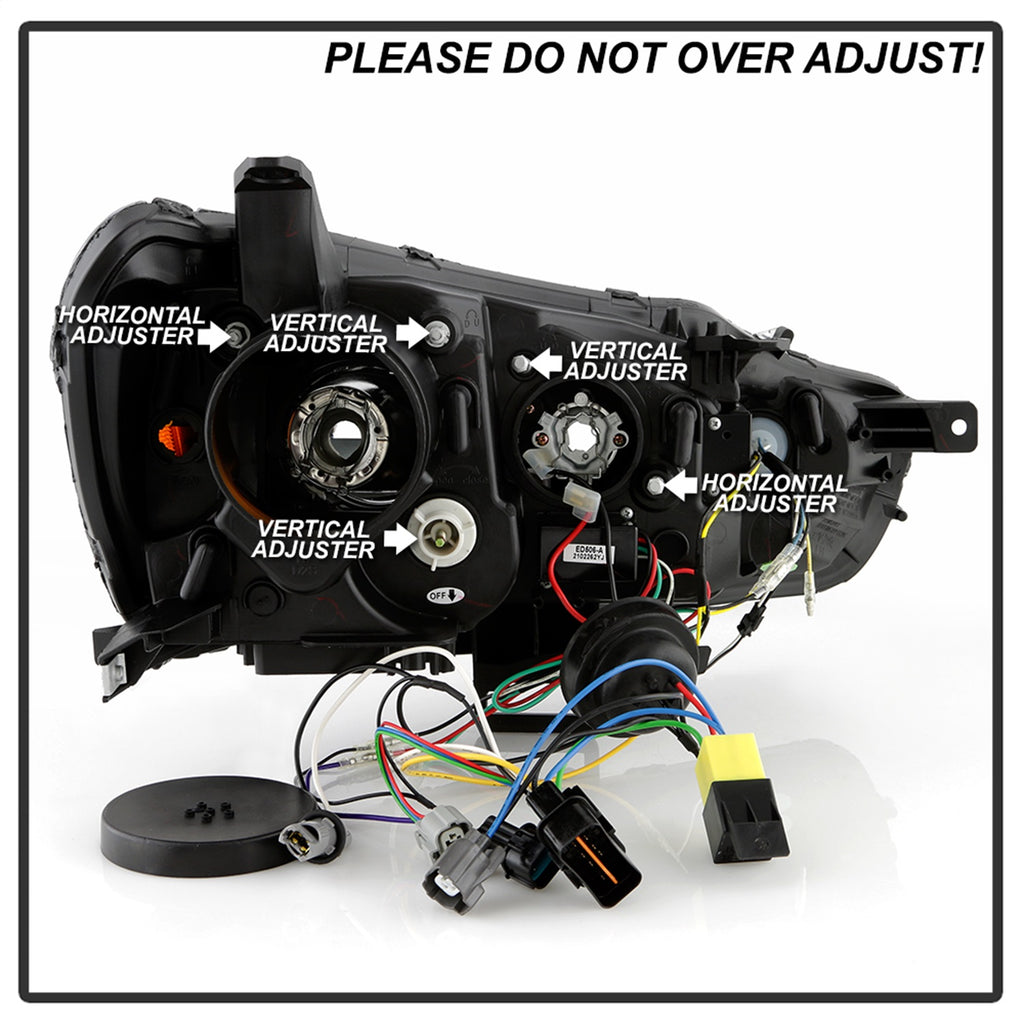 Spyder Auto 5088123 Projector Headlights for Select Mitsubishi Lancer