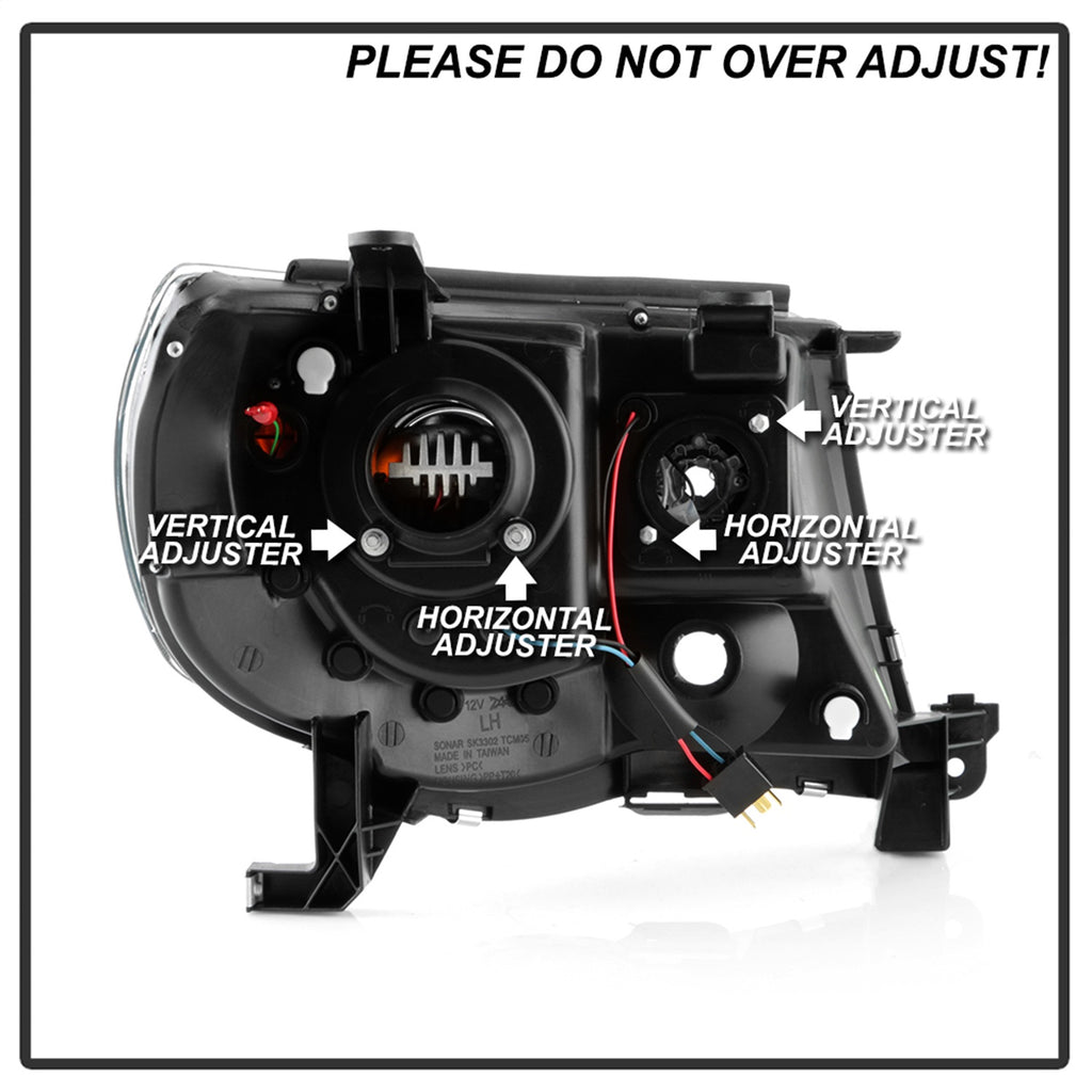 Spyder Auto 5088185 Projector Headlights for Select Toyota Tacoma
