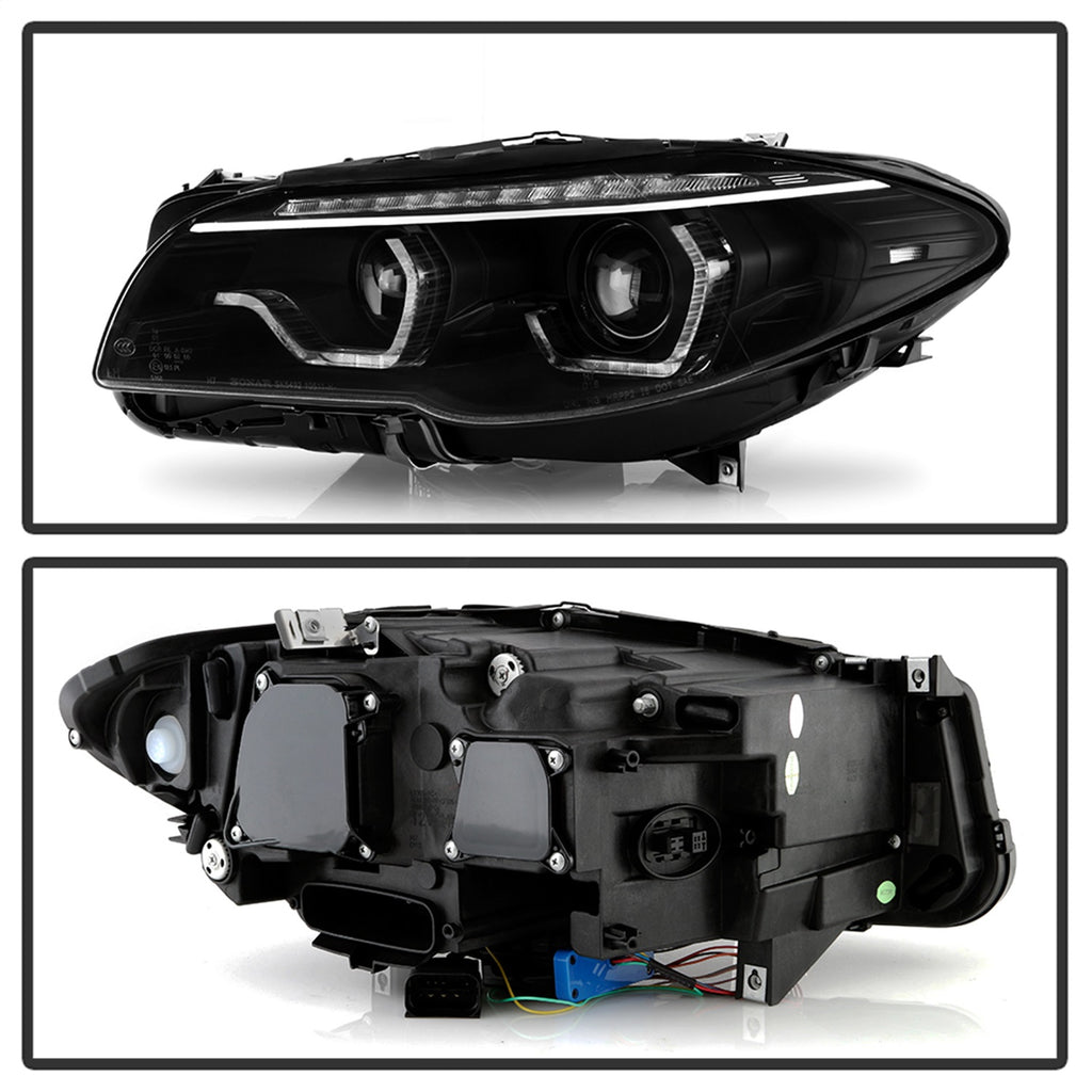 Spyder Auto 5088208 Projector Headlights for Select BMW 528i, BMW 528i xDrive, BMW 535i, BMW 535i xDrive, BMW 550i, BMW 550i xDrive