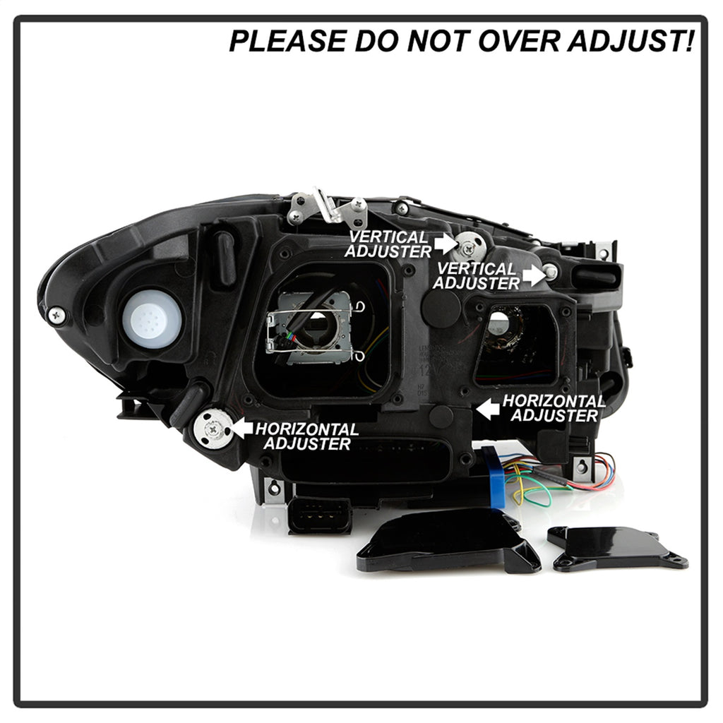 Spyder Auto 5088208 Projector Headlights for Select BMW 528i, BMW 528i xDrive, BMW 535i, BMW 535i xDrive, BMW 550i, BMW 550i xDrive