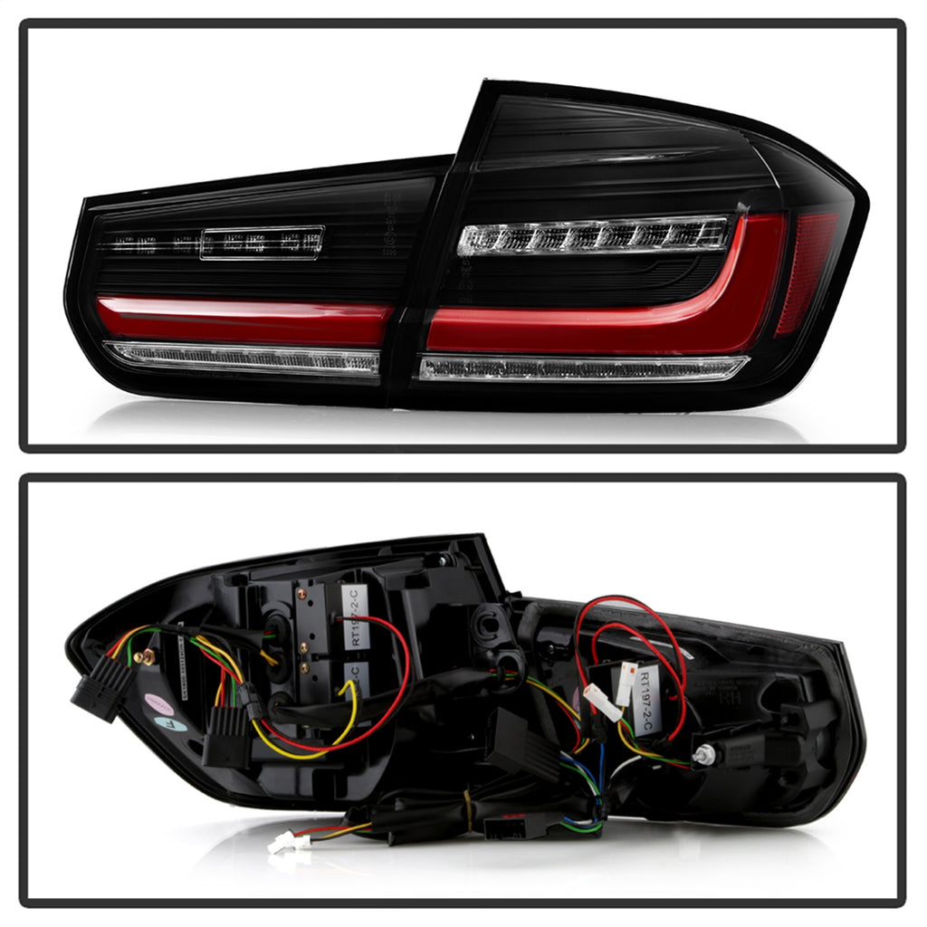 Spyder Auto 5088307 Full LED Tail Lights for Select BMW 320i, BMW 320i xDrive, BMW 328d, BMW 328d xDrive, BMW 328i, BMW 328i xDrive, BMW 330e, BMW 335i, BMW 335i xDrive, BMW 340i, BMW 340i xDrive