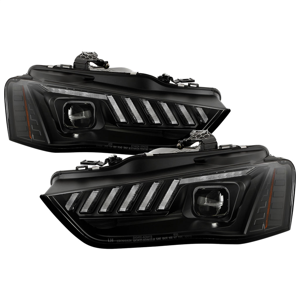 Spyder Auto 5088352 APEX Series Projector Headlights for Select Audi A4, Audi A4 Quattro, Audi A4 allroad, Audi S4
