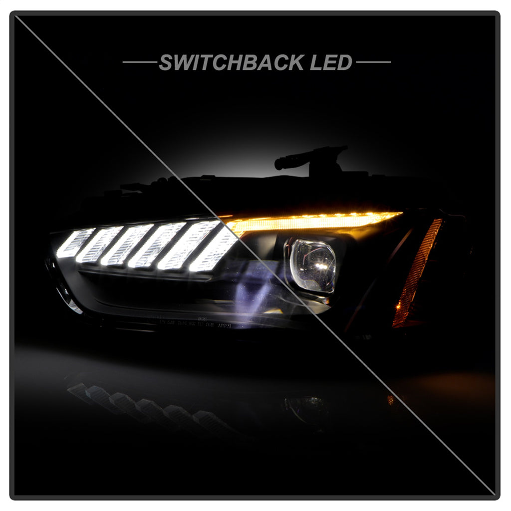Spyder Auto 5088352 APEX Series Projector Headlights for Select Audi A4, Audi A4 Quattro, Audi A4 allroad, Audi S4
