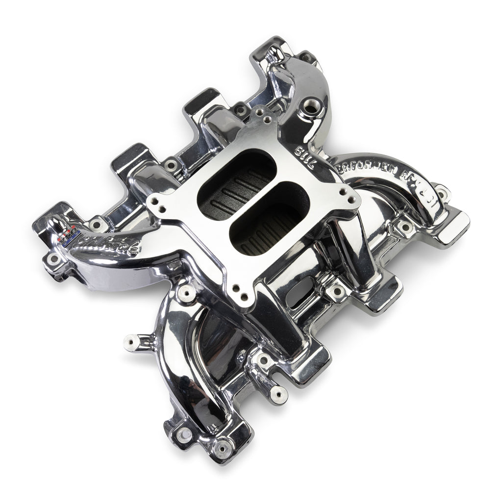 Performer-Rpm-Small-Block-Chevy-Ls1-Intake-Manifold-Only,-Chrome-Plasma-Finish
