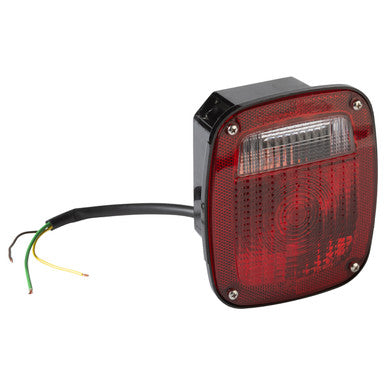 Grote 50920 Supernova® Three-Stud LED Stop Tail Turn Lights, w/ License Window