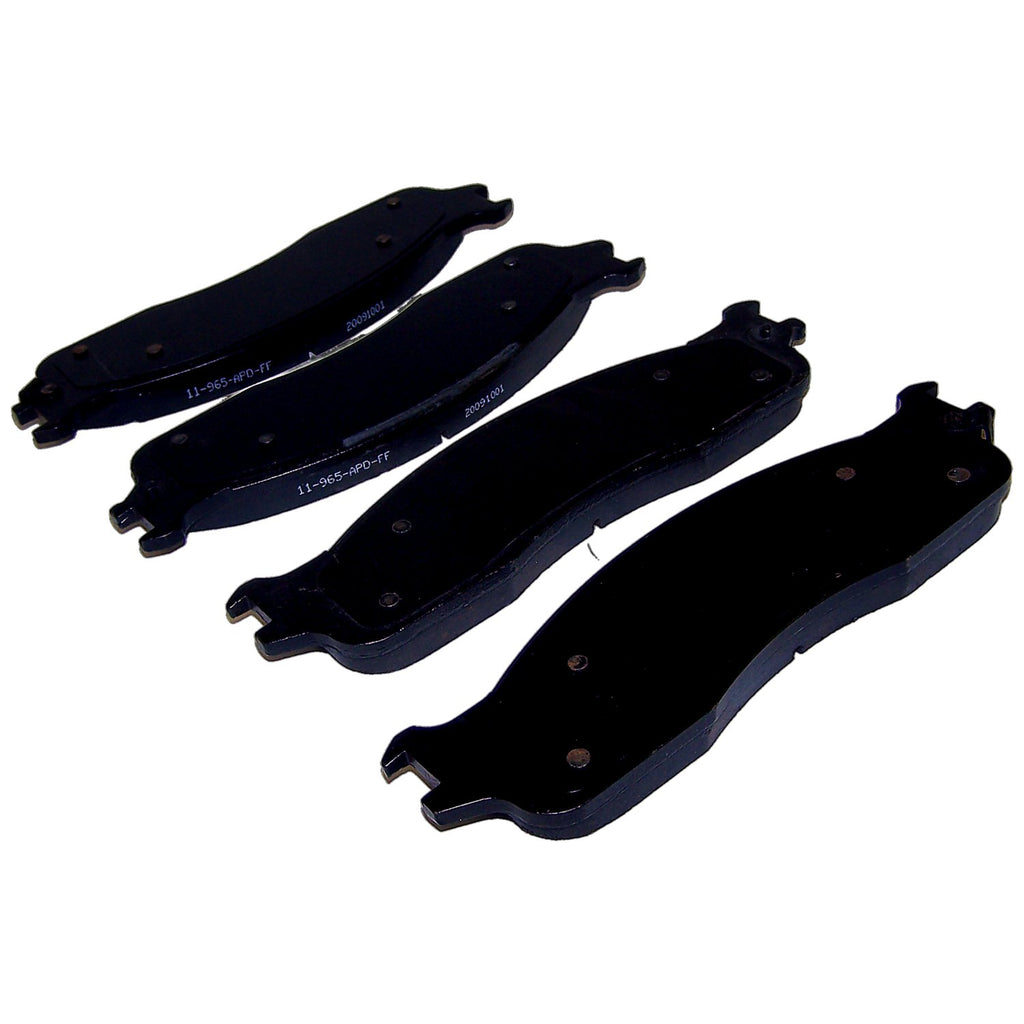 Crown Automotive Jeep Replacement 5093267AA Brake Pad Set for Dodge 2003-2008 Ram DR, DH, D1 2500 / 3500 Trucks for Select Dodge Ram 1500, Dodge Ram 2500, Dodge Ram