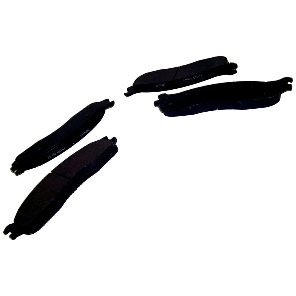 Crown Automotive Jeep Replacement 5093267AA Brake Pad Set for Dodge 2003-2008 Ram DR, DH, D1 2500 / 3500 Trucks for Select Dodge Ram 1500, Dodge Ram 2500, Dodge Ram