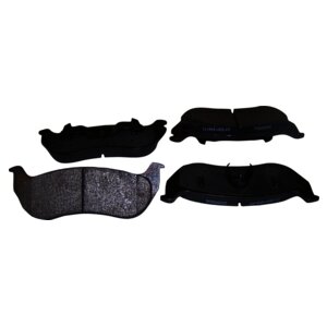 Crown Automotive Jeep Replacement 5093511TI Rear Brake Pad Set for 2003-2006 Jeep TJ Wrangler w/ Rear Disc Brakes for Select Jeep TJ, Jeep Wrangler