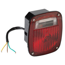 Load image into Gallery viewer, Grote 50972 Three-Stud Peterbilt® Chevrolet® Jeep® GMC® Stop Tail Turn Light with Pigtail, w/ License Window
