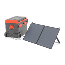 Load image into Gallery viewer, 50L-Portable-RefrigeratorFreezer-WSolar-Panel-Rechargeable-12-VoltAc-110-Rough-Country