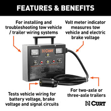 Load image into Gallery viewer, CURT 51498 CURT 51498 7-Way RV Blade Trailer Brake Controller Tester - Truck Part Superstore