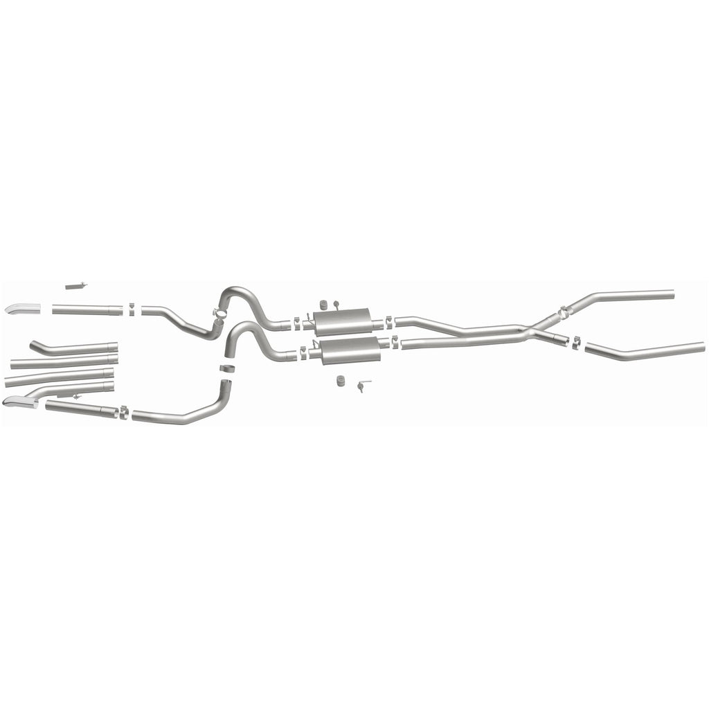 MagnaFlow Exhaust Products 15893 Street Series Polished System for Select Buick Skylark, Buick Special, Chevrolet Chevelle, Chevrolet El Camino, Oldsmobile 442, Oldsmobile Cutlass, Pontiac GTO
