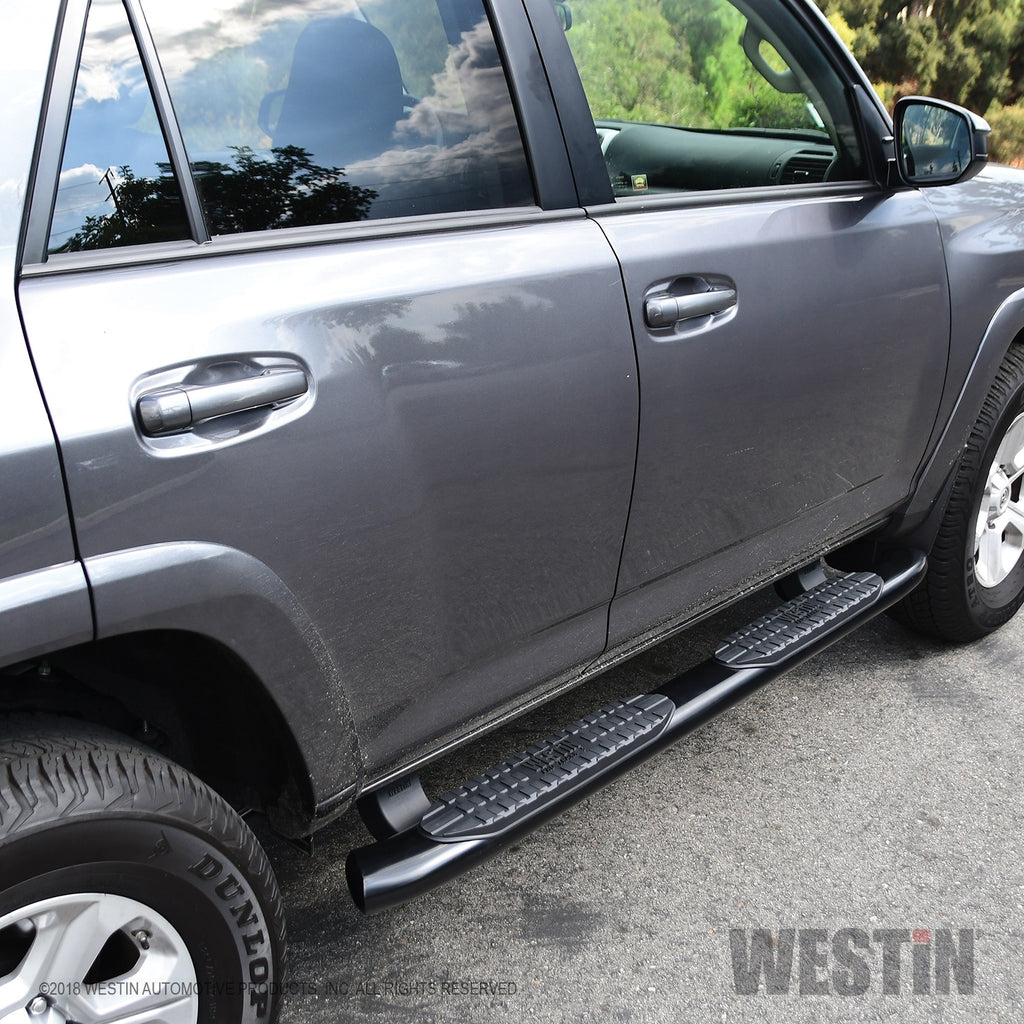 ~(51-Lbs.-74X19x5)~-Pro-Traxx-5-Oval-Nerf-Step-Bars-Black-4Runner-Sr5-And-Trd-2014-2019-Trail-Edition-2010-2017-(Excl-Limited)