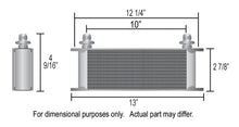 Load image into Gallery viewer, Derale 51008 10 Row Series 10000 Stack Plate Cooler, -8AN for Select American Motors Concord, American Motors Eagle, American Motors Spirit, Audi Q7, Audi RS6, Avanti II, BMW 550i GT xDrive, BMW M3, BMW M5, BMW M6, Buick Allure, Buick Apollo, Buick