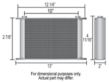 Load image into Gallery viewer, Derale 51010 10 Row Series 10000 Stack Plate Cooler, -10AN