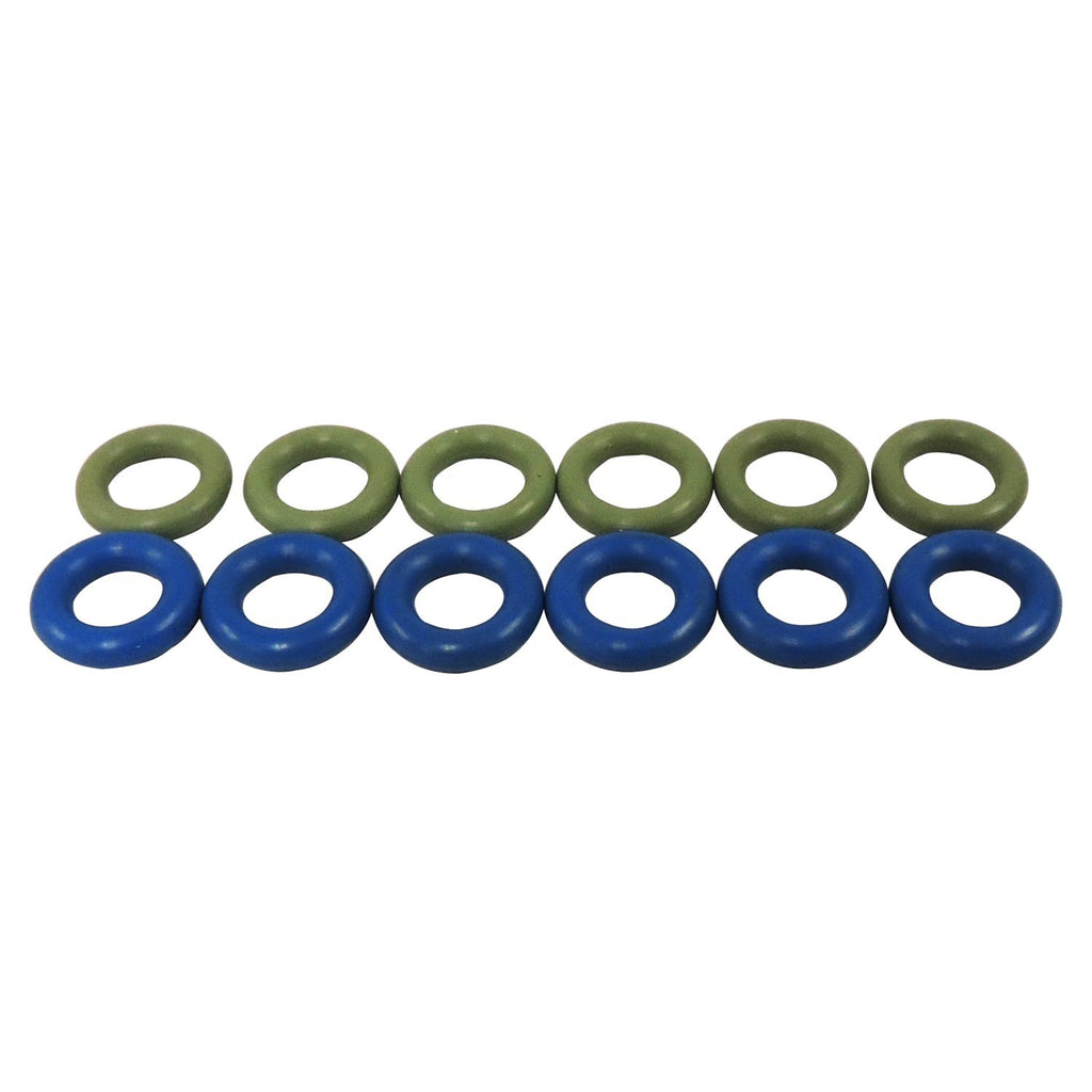 Crown Automotive Jeep Replacement 5103377AA 12-Piece Fuel Injector O-Ring Kit for Jeep JK Wrangler w/ 3.8L Engine for Select Chrysler 300, Chrysler Cirrus, Chrysler Pacifica, Chrysler Sebring, Chrysler Town & Country, Dodge Challenger, Dodge Charger,