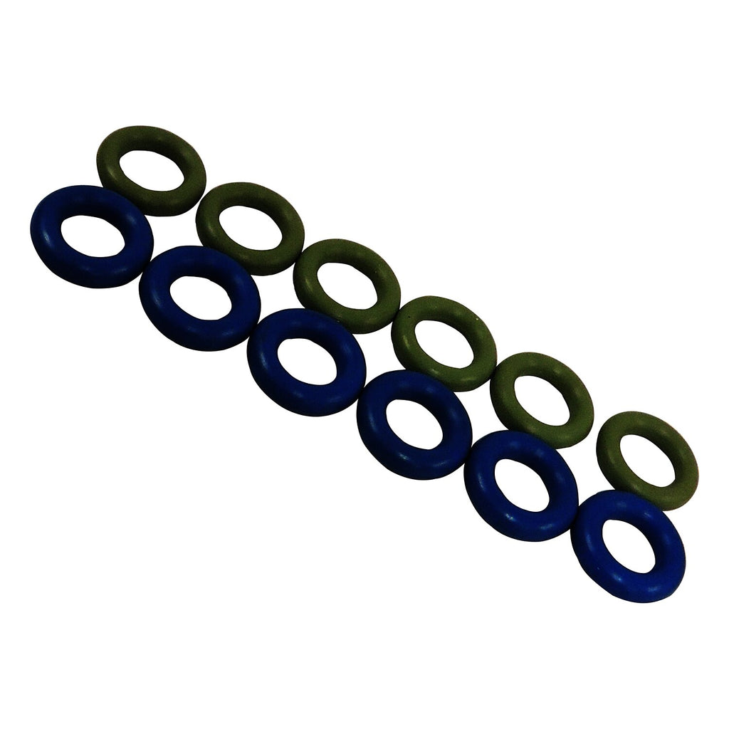 Crown Automotive Jeep Replacement 5103377AA 12-Piece Fuel Injector O-Ring Kit for Jeep JK Wrangler w/ 3.8L Engine for Select Chrysler 300, Chrysler Cirrus, Chrysler Pacifica, Chrysler Sebring, Chrysler Town & Country, Dodge Challenger, Dodge Charger,