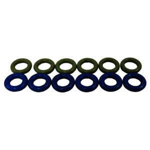 Crown Automotive Jeep Replacement 5103377AA 12-Piece Fuel Injector O-Ring Kit for Jeep JK Wrangler w/ 3.8L Engine for Select Chrysler 300, Chrysler Cirrus, Chrysler Pacifica, Chrysler Sebring, Chrysler Town & Country, Dodge Challenger, Dodge Charger,