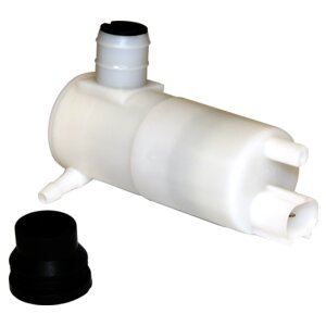 Crown Automotive Jeep Replacement 5103453AA Front Windshield Washer Pump for 1999-2004 Jeep WJ, WG Grand Cheokee for Select Dodge Dakota, Dodge Durango, Jeep Grand Cherokee