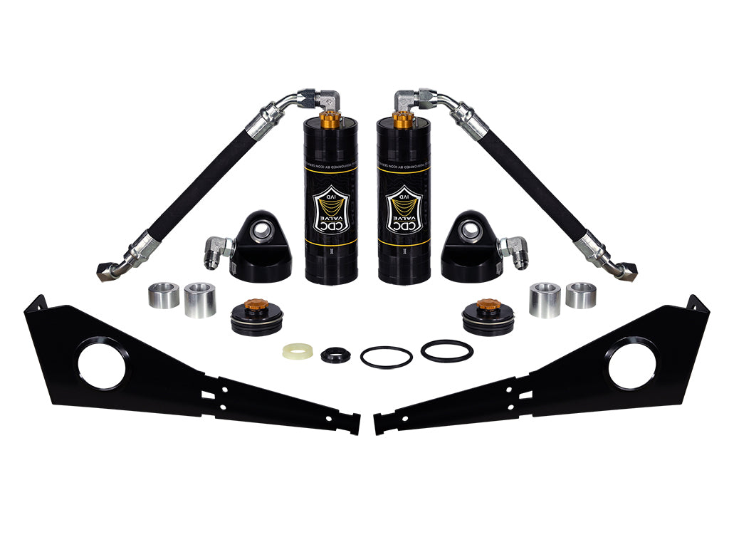 ICON Vehicle Dynamics 51035C 05-23 TACOMA/07-14 FJ RESI CDCV UPGRADE KIT W SEALS PAIR for Select Lexus GX460, Lexus GX470, Toyota 4Runner, Toyota FJ Cruiser, Toyota Hilux, Toyota Tacoma