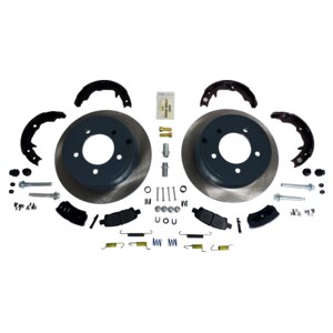 Crown Automotive Jeep Replacement 5105515K Rear Disc Brake Service Kit for 07-17 Jeep MK Compass, Patriot w/ 10.31" Rotors for Select Chrysler Sebring, Dodge Avenger, Jeep Compass, Jeep Patriot
