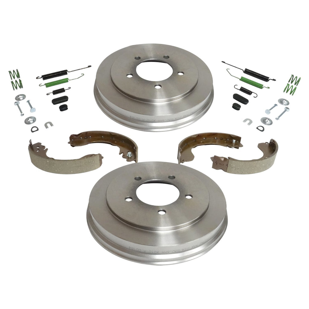 Crown Automotive Jeep Replacement 5105617K Rear Drum Brake Service Kit for 2007-2017 Jeep MK Compass / Patriot for Select Chrysler Sebring, Dodge Avenger, Dodge Caliber, Jeep Compass, Jeep Patriot