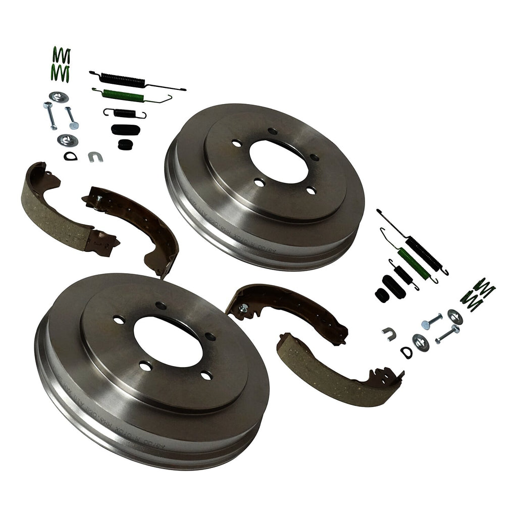 Crown Automotive Jeep Replacement 5105617K Rear Drum Brake Service Kit for 2007-2017 Jeep MK Compass / Patriot for Select Chrysler Sebring, Dodge Avenger, Dodge Caliber, Jeep Compass, Jeep Patriot