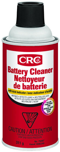 CRC Chemicals 75097 Battery Cleaner with Acid Indicator - 311g