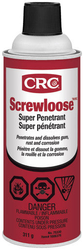 CRC Chemicals 75330 Screwloose Industrial Penetrating Oil - 311g