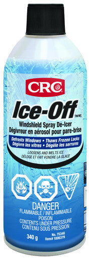 CRC Chemicals 75346 Ice-Off Windshield Spray De-Icer - 340g