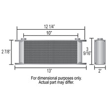 Load image into Gallery viewer, Derale 51078 10 Row Series 10000 Stack Plate Cooler, -10AN O-ring Female