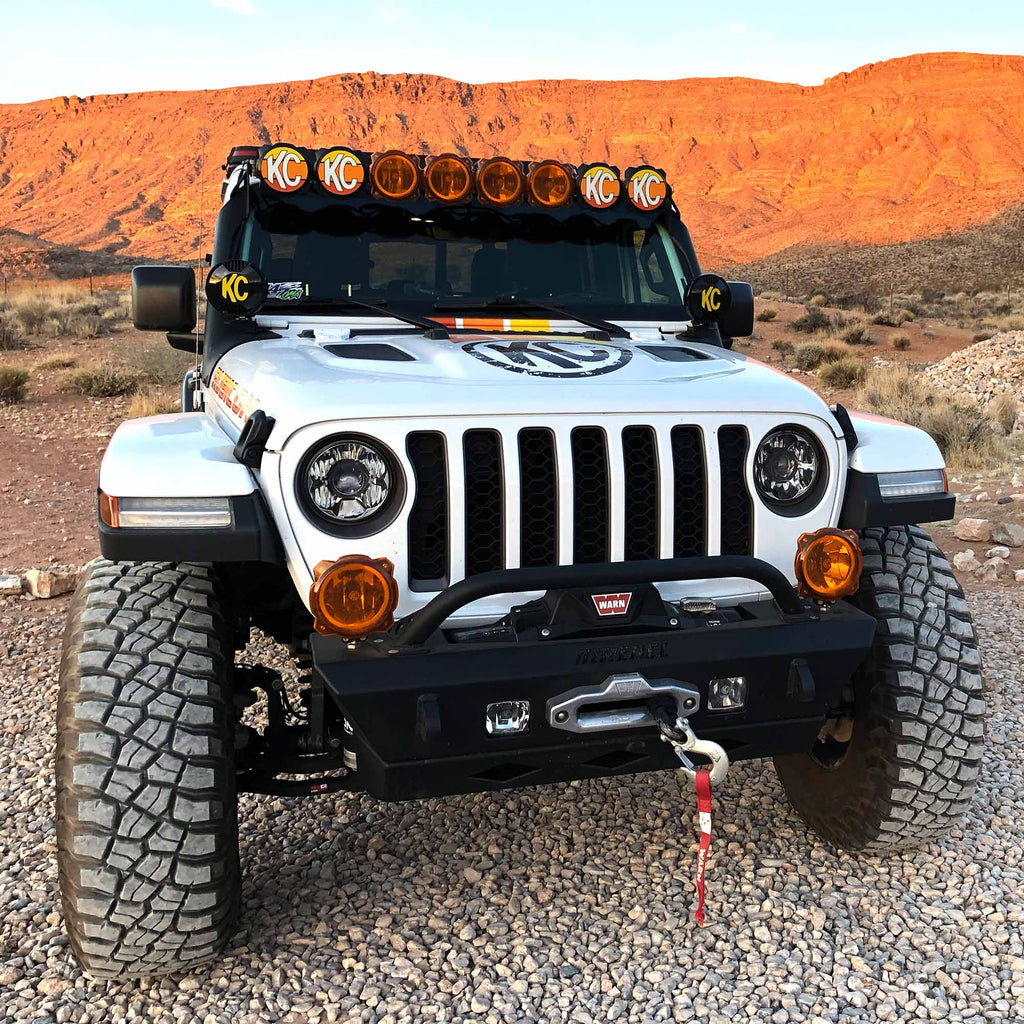 KC HiLiTES 5109 KC Black Cover for 6" SlimLite LED lights EA