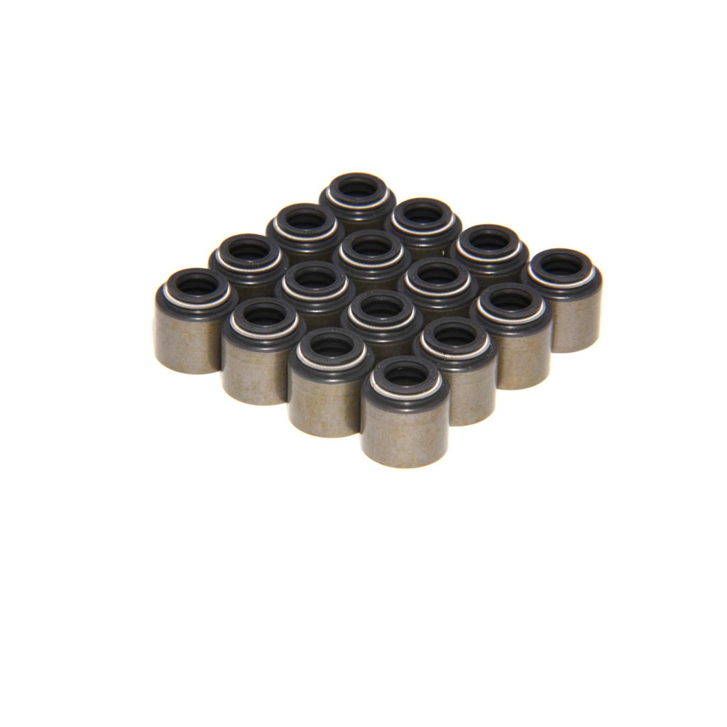COMP Cams 511-16 Set of 16 Steel Viton Valve Seals for .500" Guide Size, 8mm Valve Stem
