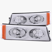 Load image into Gallery viewer, ANZO USA 511035 Parking Light Assembly for Select Chevrolet Avalanche 1500, Chevrolet Avalanche 2500, Chevrolet Silverado 1500, Chevrolet Silverado Classic, Chevrolet Silverado HD, Chevrolet Silverado HD Classic, Chevrolet Silverado 2500, Chevrolet