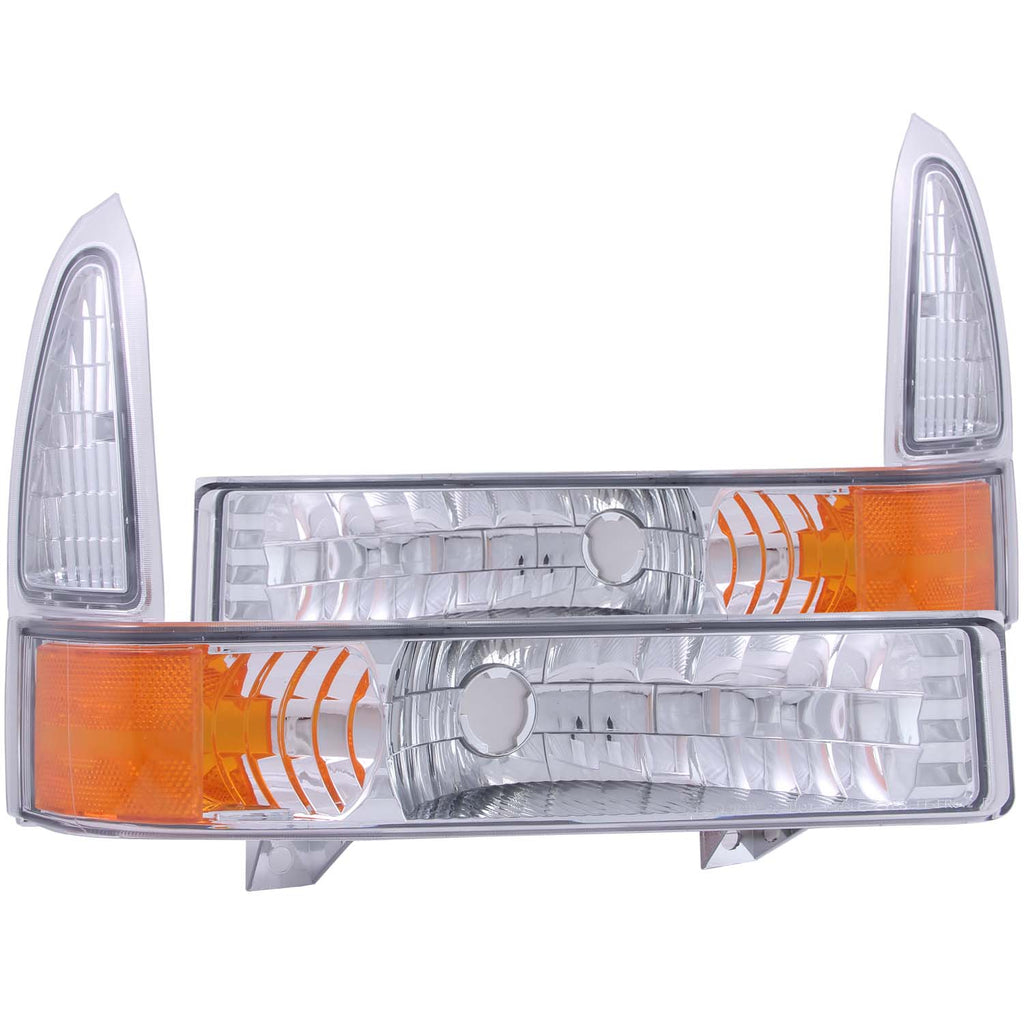 ANZO USA 511039 Parking Light Assembly for Select Ford Excursion, Ford F-250 Super Duty, Ford F-350 Super Duty, Ford F-450 Super Duty, Ford F-550 Super Duty