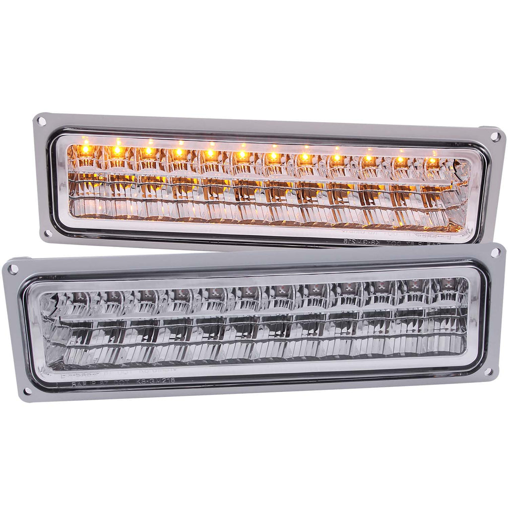 ANZO USA 511048 Parking Light Assembly for Select Chevrolet Blazer, Chevrolet C1500, Chevrolet C1500 Suburban, Chevrolet C2500, Chevrolet C2500 Suburban, Chevrolet C3500, Chevrolet K1500, Chevrolet K1500 Suburban, Chevrolet K2500, Chevrolet K2500