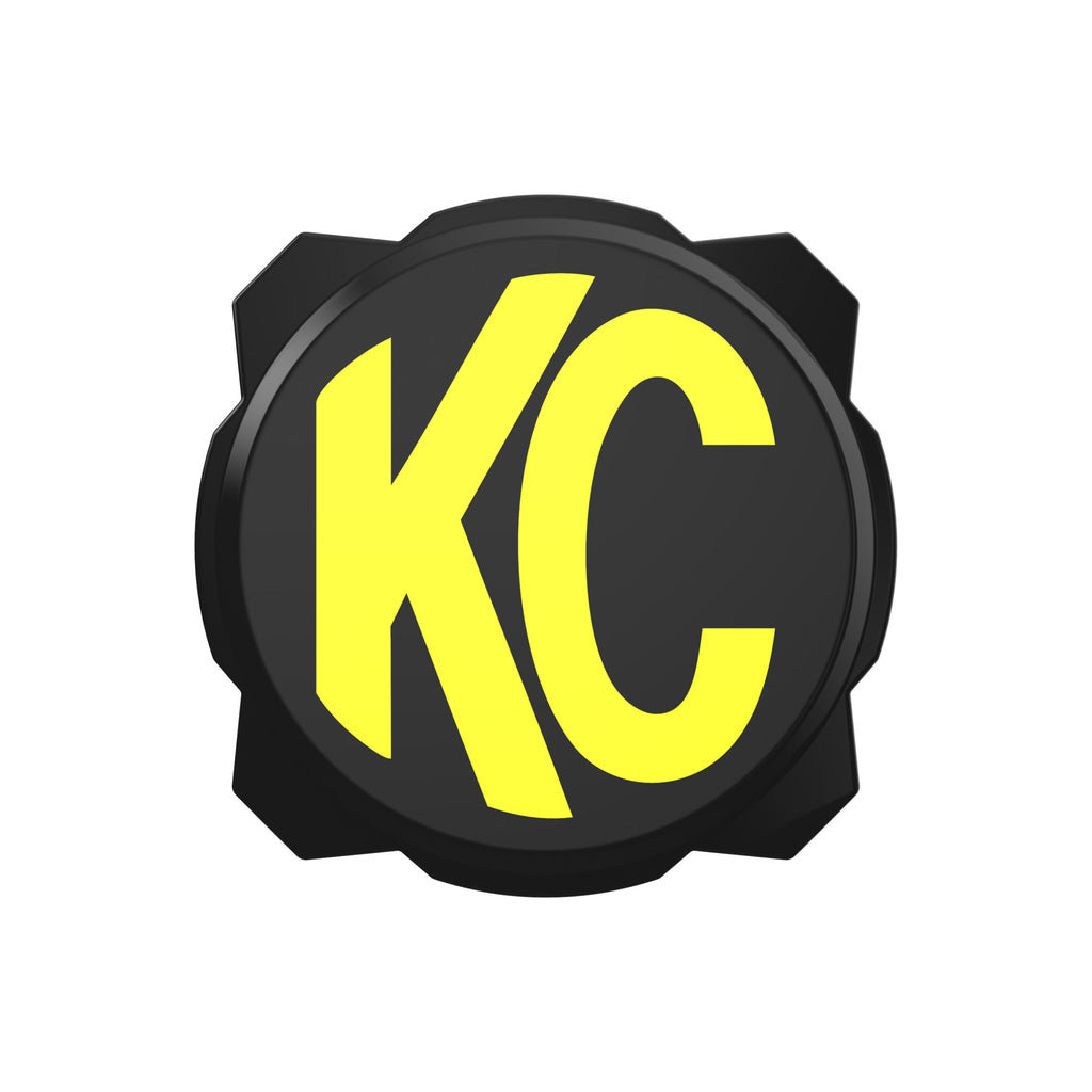 KC HiLiTES 5111 KC Cover Gravity® LED Pro6 6" Black Yellow EA