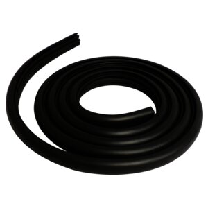 Crown Automotive Jeep Replacement 5112244AD Rear Door Weatherstrip for 2008-12 Jeep KK Liberty, Black Rubber, Left or Right for Select Jeep Liberty