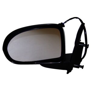 Crown Automotive Jeep Replacement 5115043AG Left Power, Manual Folding Mirror for 2007-2010 Jeep MK Compass, Textured Black for Select Jeep Compass