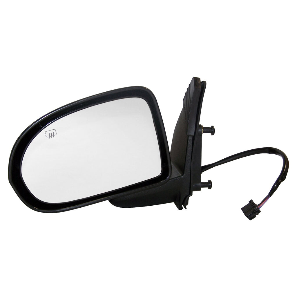 Crown Automotive Jeep Replacement 5115047AH Left Power, Heated, Manual Folding Mirror for 07-15 Jeep MK Compass, Black for Select Jeep Compass