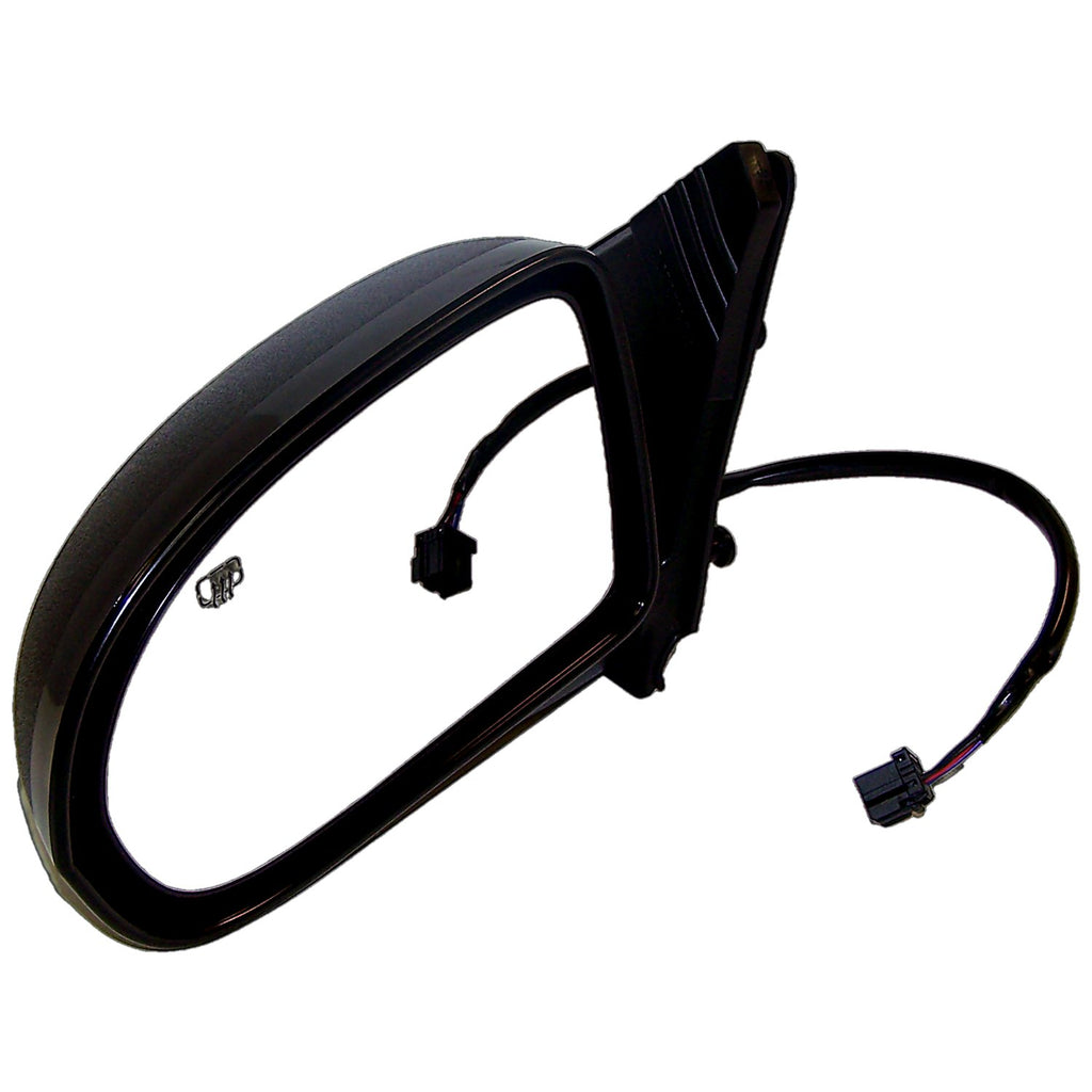 Crown Automotive Jeep Replacement 5115047AH Left Power, Heated, Manual Folding Mirror for 07-15 Jeep MK Compass, Black for Select Jeep Compass