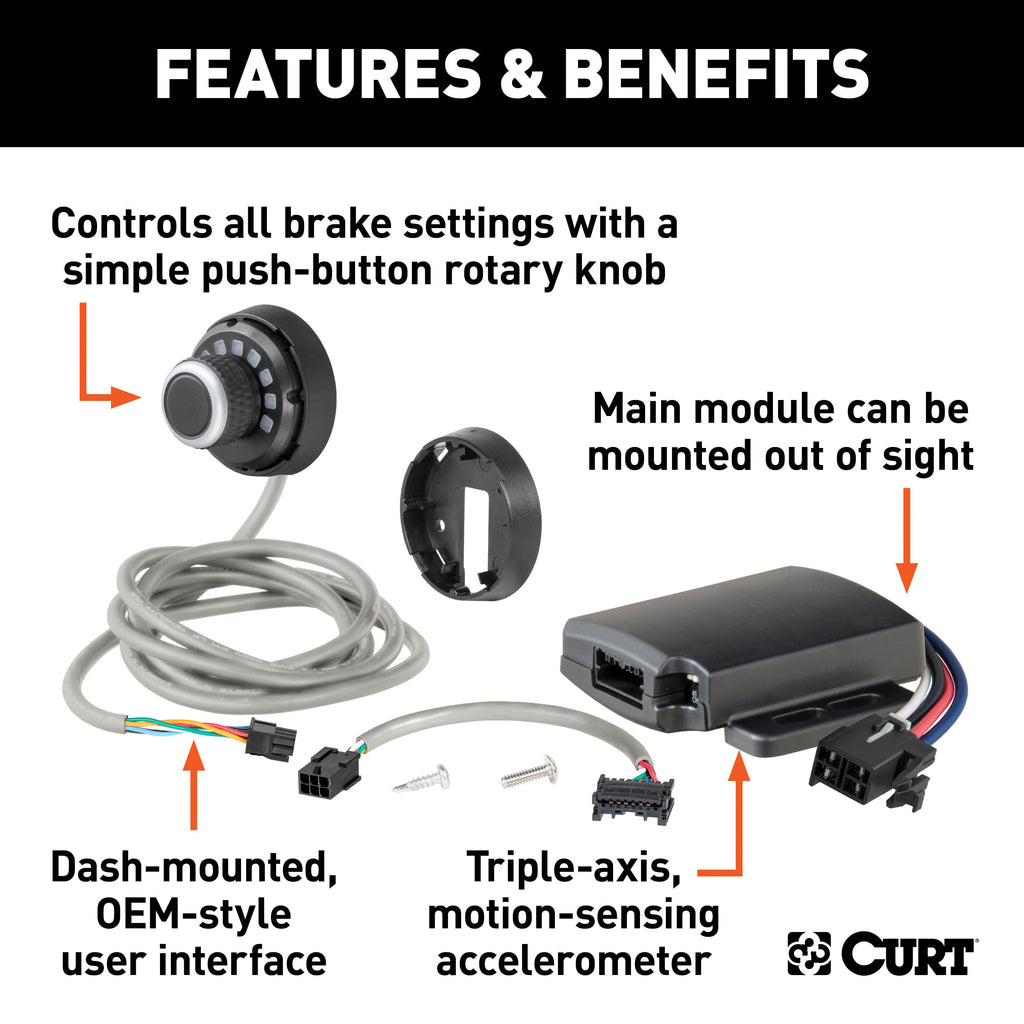 CURT 51170 Spectrum Integrated Proportional Trailer Brake Controller