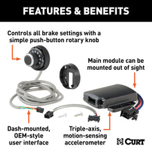 Load image into Gallery viewer, CURT 51170 Spectrum Integrated Proportional Trailer Brake Controller