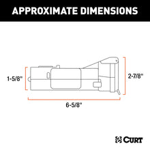 Load image into Gallery viewer, CURT 51180 Echo Mobile Trailer Brake Controller, 7-Way, Bluetooth® Smartphone Connection