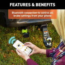 Load image into Gallery viewer, CURT 51180 Echo Mobile Trailer Brake Controller, 7-Way, Bluetooth® Smartphone Connection
