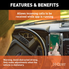 Load image into Gallery viewer, CURT 51180 Echo Mobile Trailer Brake Controller, 7-Way, Bluetooth® Smartphone Connection