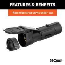Load image into Gallery viewer, CURT 51180 Echo Mobile Trailer Brake Controller, 7-Way, Bluetooth® Smartphone Connection